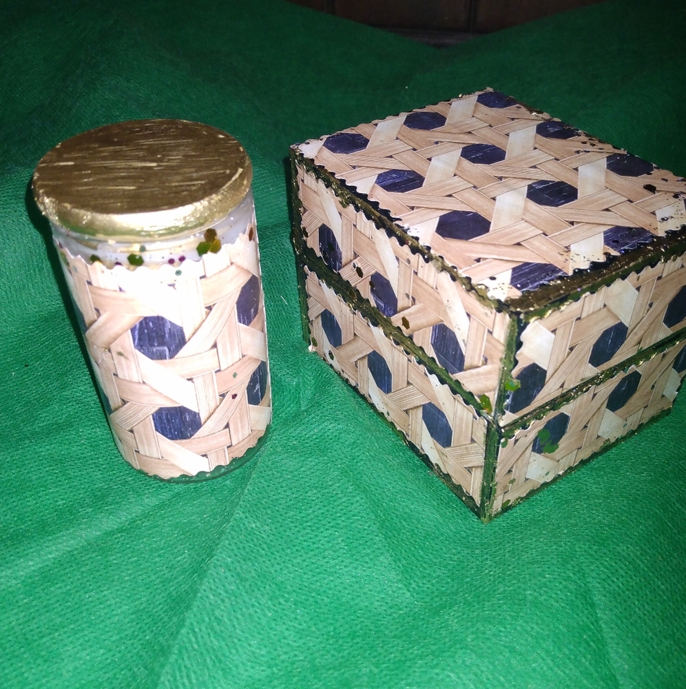 Box and jar dyi project